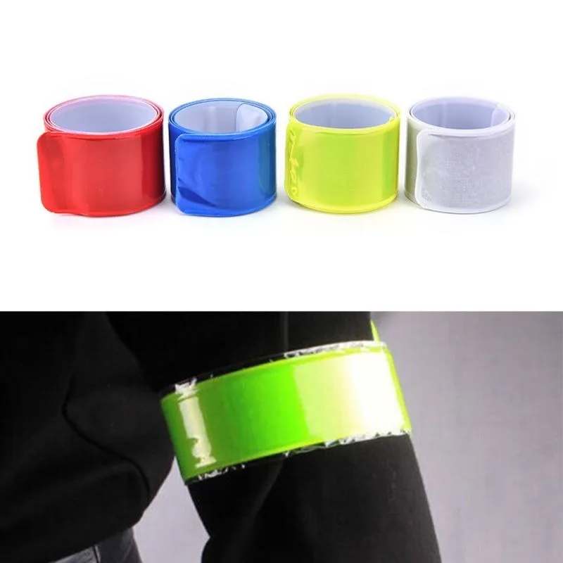 2 stks/set Reflecterende Tailleband Armband Nachtsport Veiligheidswaarschuwing Reflecterende Band voor Joggen Fietsen Reflecterende Glow Tape