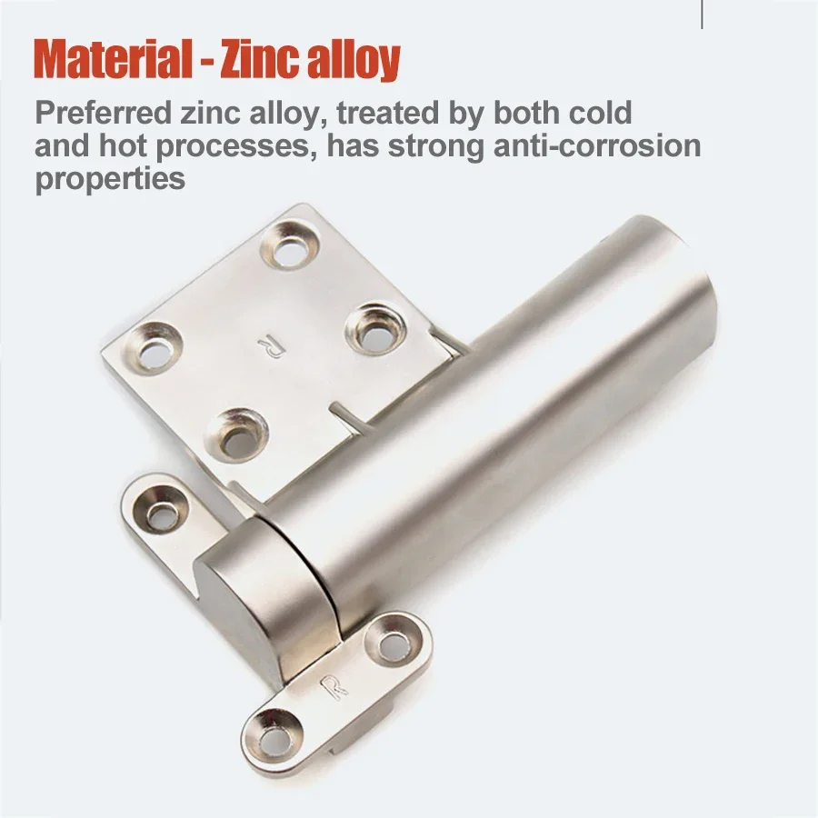 

2Pcs Dressing Table Hydraulic Buffer Hardware Hinges Furniture Hardware Accessories Zinc Alloy Invisible Hinges