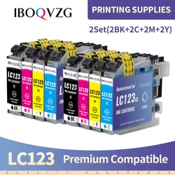 Cartucho de tinta compatível para impressora, irmão LC123, MFC, J4410DW, J4510DW, J870DW, DCP, J4110DW, J132W, J152W, J552DW