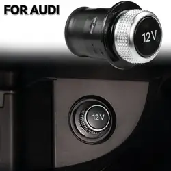 Car Auto Cigarette Lighter Dummy Cover Socket Replacement 12V For Audi A1 A3 8P A4 B6 B7 A5 A6 A7 TT Q7 Q3 4H0919311 4L0919311