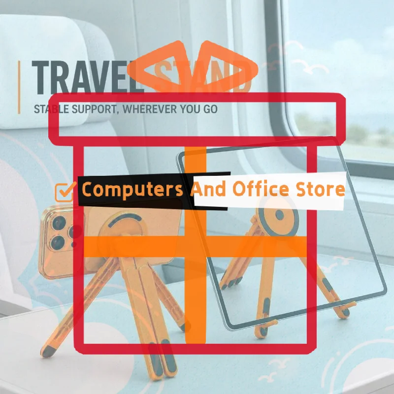 1Pcs Foldable And Rotating Portable Magnetic Aluminum Alloy/Plastic Multifunctional Phone Stand Tablet And Laptop Desktop Stand