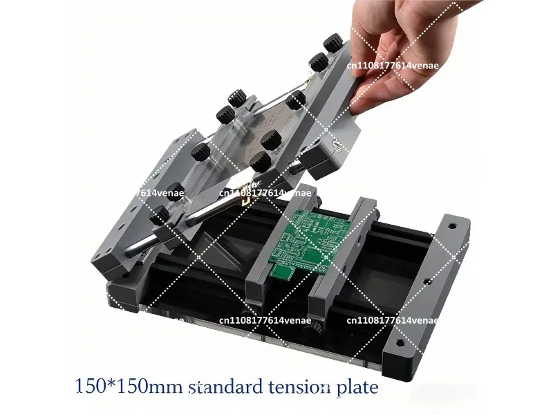 Desktop PCB Stencil Printer Manual Solder Paste Screen Printing Machine Benchtop SMT Printer for PCB Prototyping