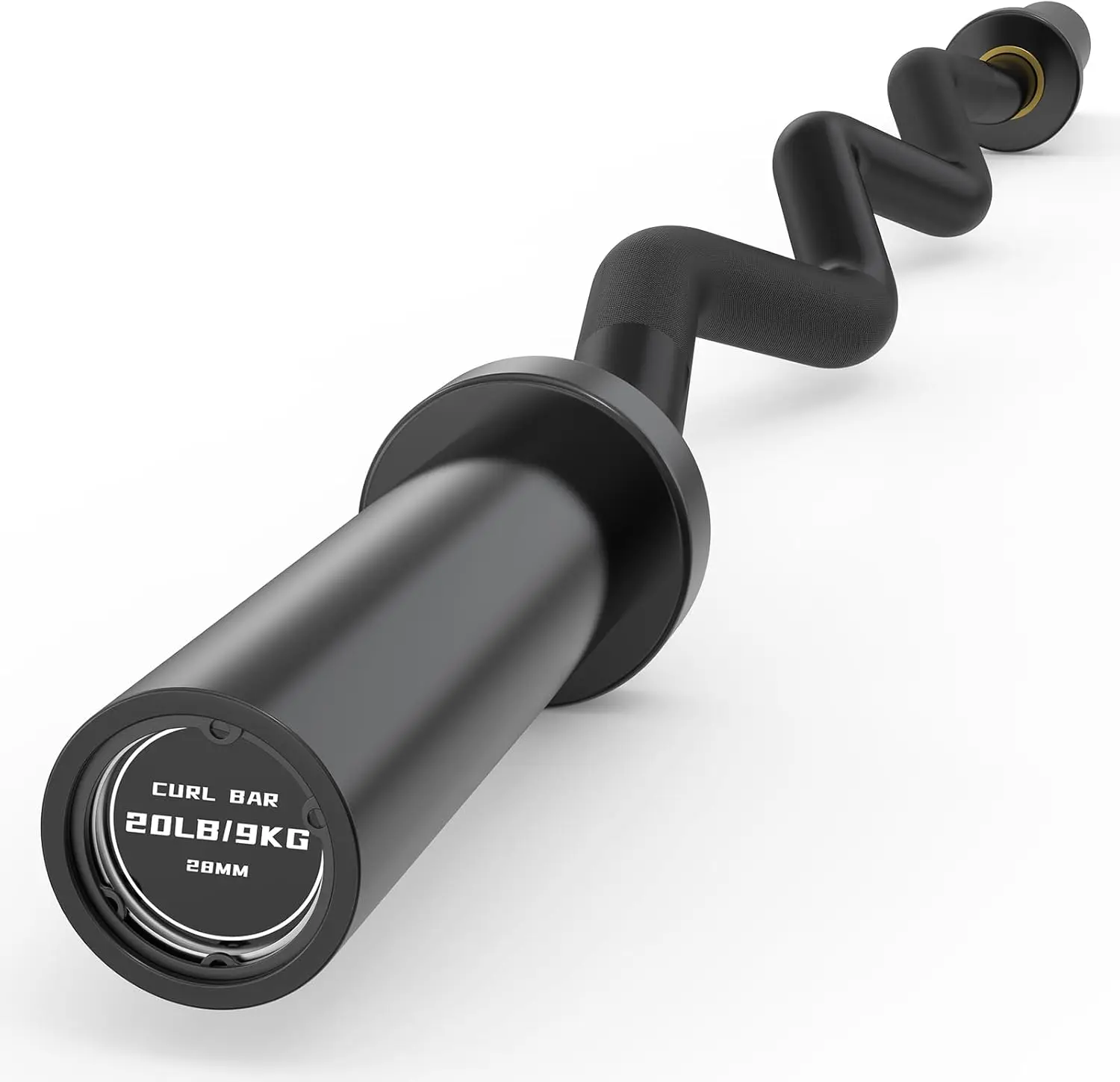 

Home Gym Use Short Steel Barbell, Various Colors, Volcano Knurling for Comfortable Grip Strength Training