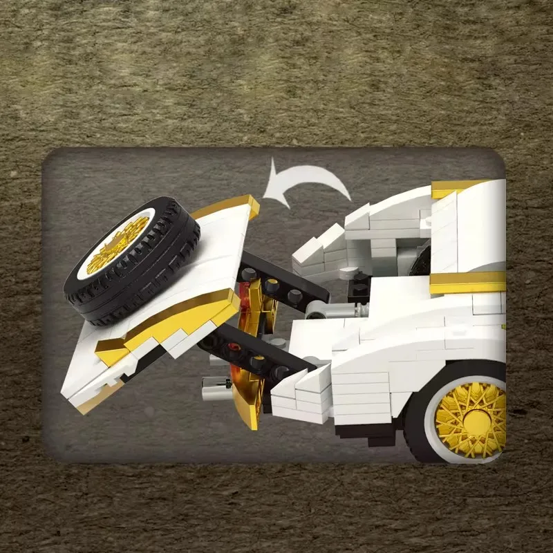 Blocs de construction King 10003 K500, moule technique, briques, ensemble de voiture Vintage, jouets pour adultes, enfants, garçons, cadeaux de noël