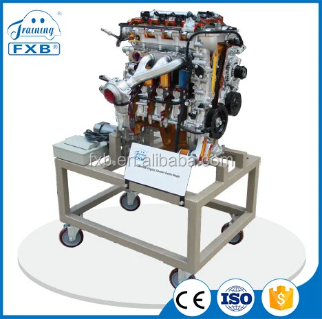 Auto-Demo-Plattform Für Den Cutaway Elektronisch Gesteuerten Benzinmotor (motor Getrieben) Für Auto Mechaniker