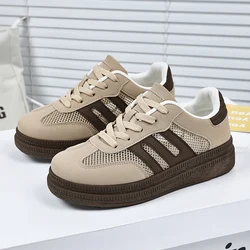 Khaki Men's Skateboard Shoes Original Low-Cut Platform Sneakers Women Comfortable Breathable Men Skate Sneaker Zapatillas Hombre