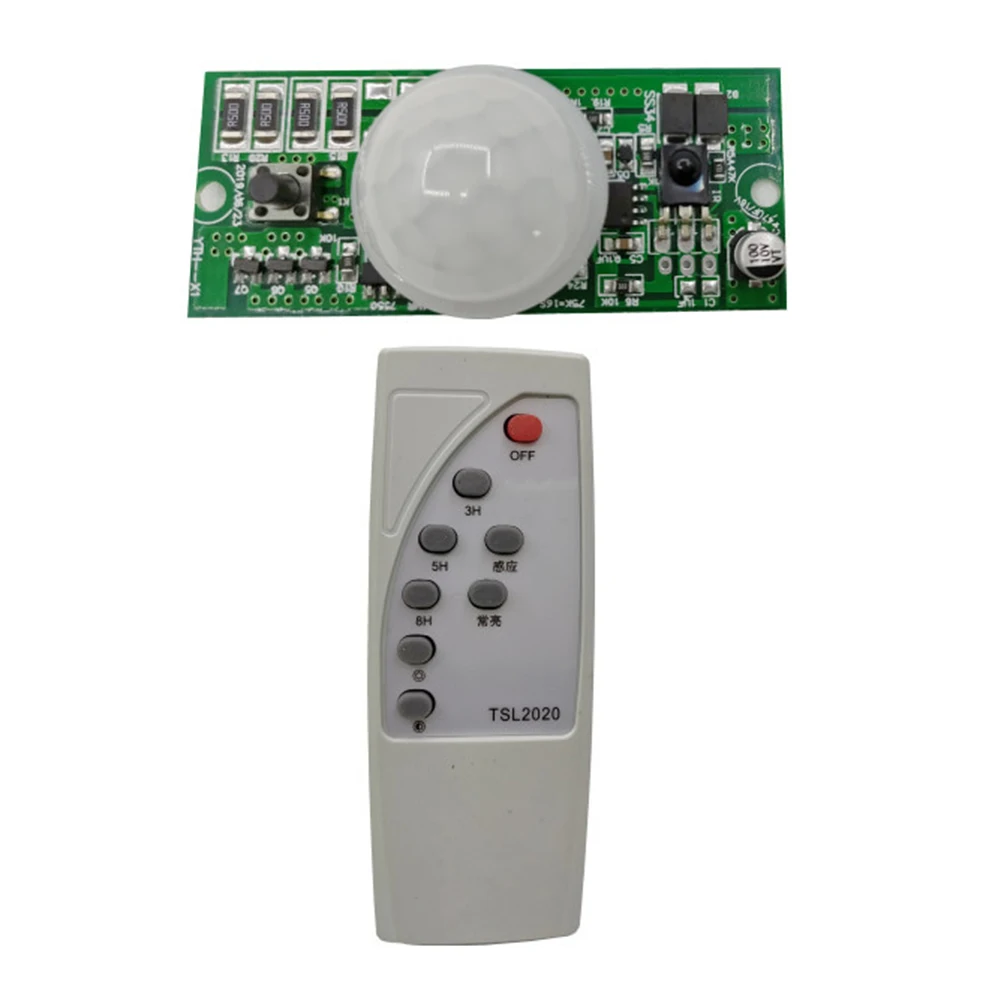 3.2V 3.7V Remote Control PIR Body Sensor Solar Integrated Light Circuit Board Solar small Street Lamp Controller