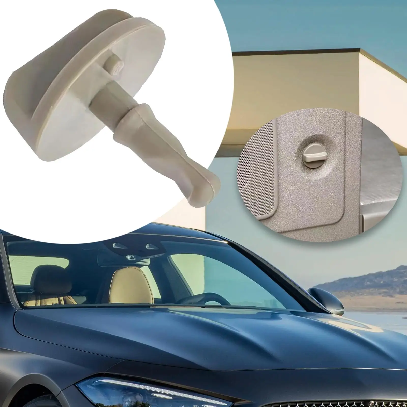 Seat Trim Clip 6366600009 Robust Automotive Accessory Direct Replacement Durable