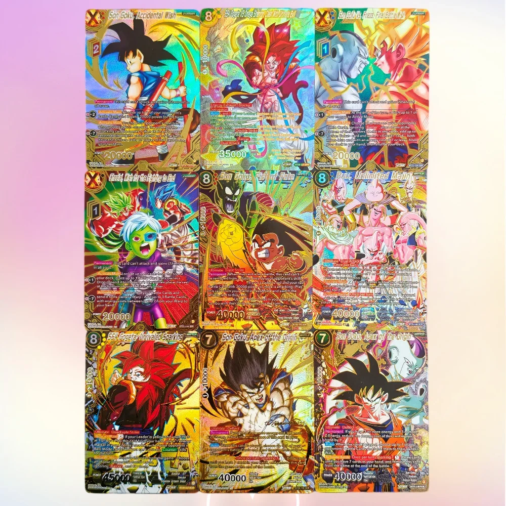 Tarjeta Coleccionable Proxy Dragon Ball Super Masters English BT25 Son Goku Gogeta Buu Unlimited Majin Cheelai