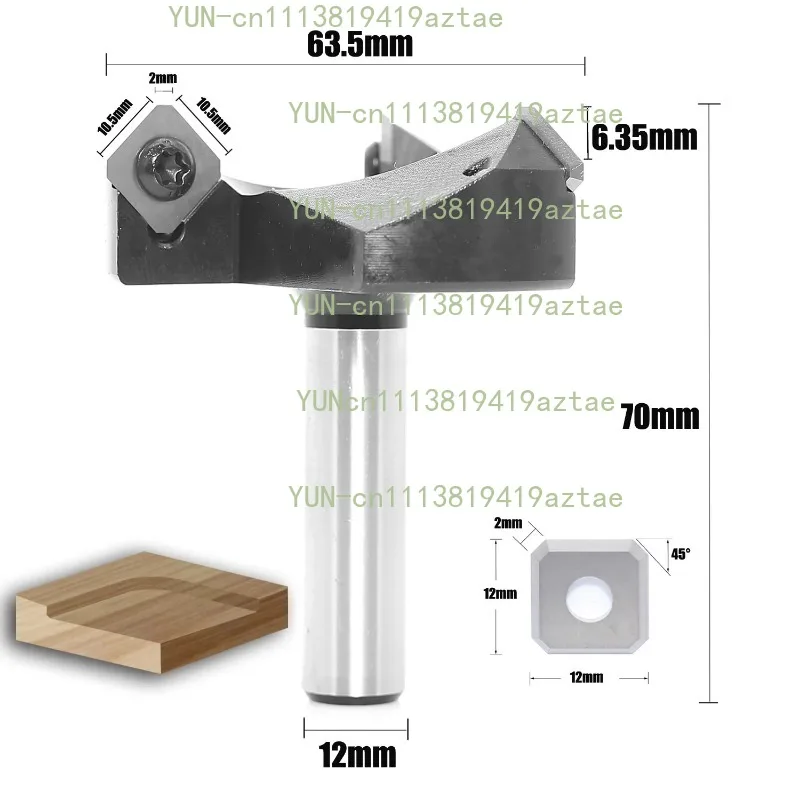 CNC Spoilboard Surfacing Fly Cutter Wood Slab Leveler Planing Milling Router Bit End Mill