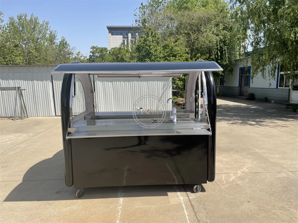 

Hot Dog Cart Food Truck Concession Food Trailer Street Snack Pizza Kiosk Mobile Coffee Shop With Fully Catering Equipments