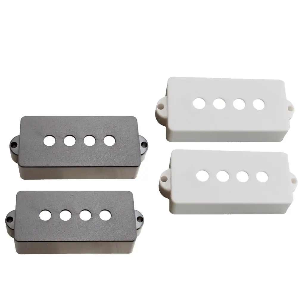 4 String Bass Open Pickup Cover Shell Plastic Replacement Musical Instrument Part for PB Precision Bass