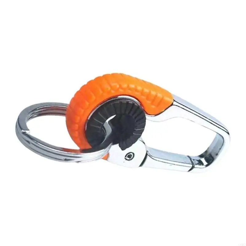 

Мужской брелок CORD с двойными кольцами, компонент брелка, подходящий для улицы