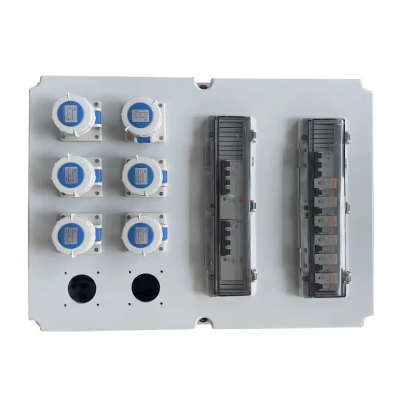 Ip67 Waterproof Dustproof Portable Electrical Combined Industrial Socket Box Outdoor Temporary Power Supply