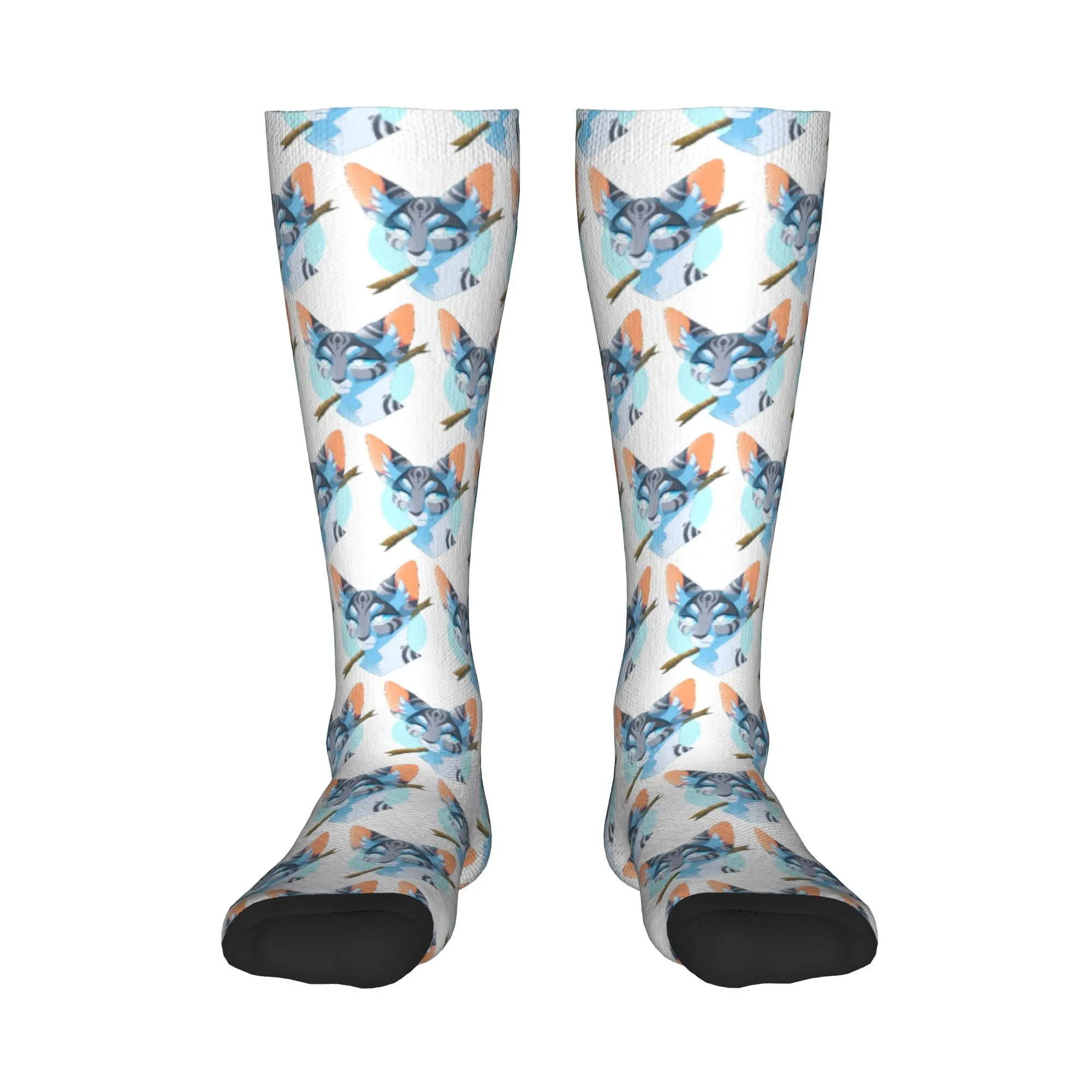 

All Seasons Crew Stockings Jayfeather and Stick Socks Harajuku Crazy Hip Hop Long Socks Accessories for Men Women Gifts