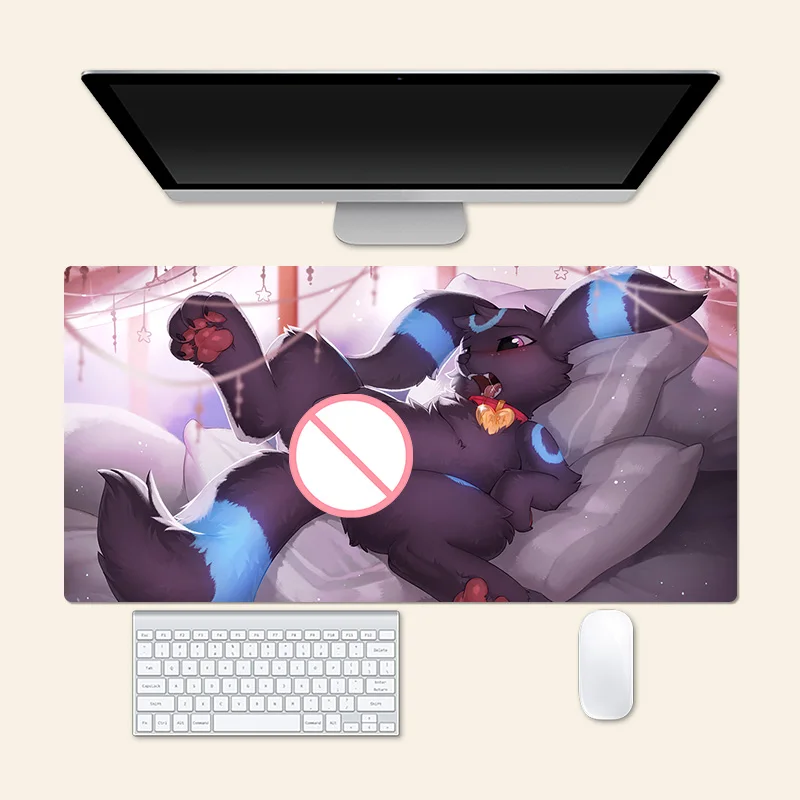 

Большой коврик для мыши Furry Umbreo n в стиле аниме, игровой коврик, креативный настольный коврик, офисный коврик для мыши