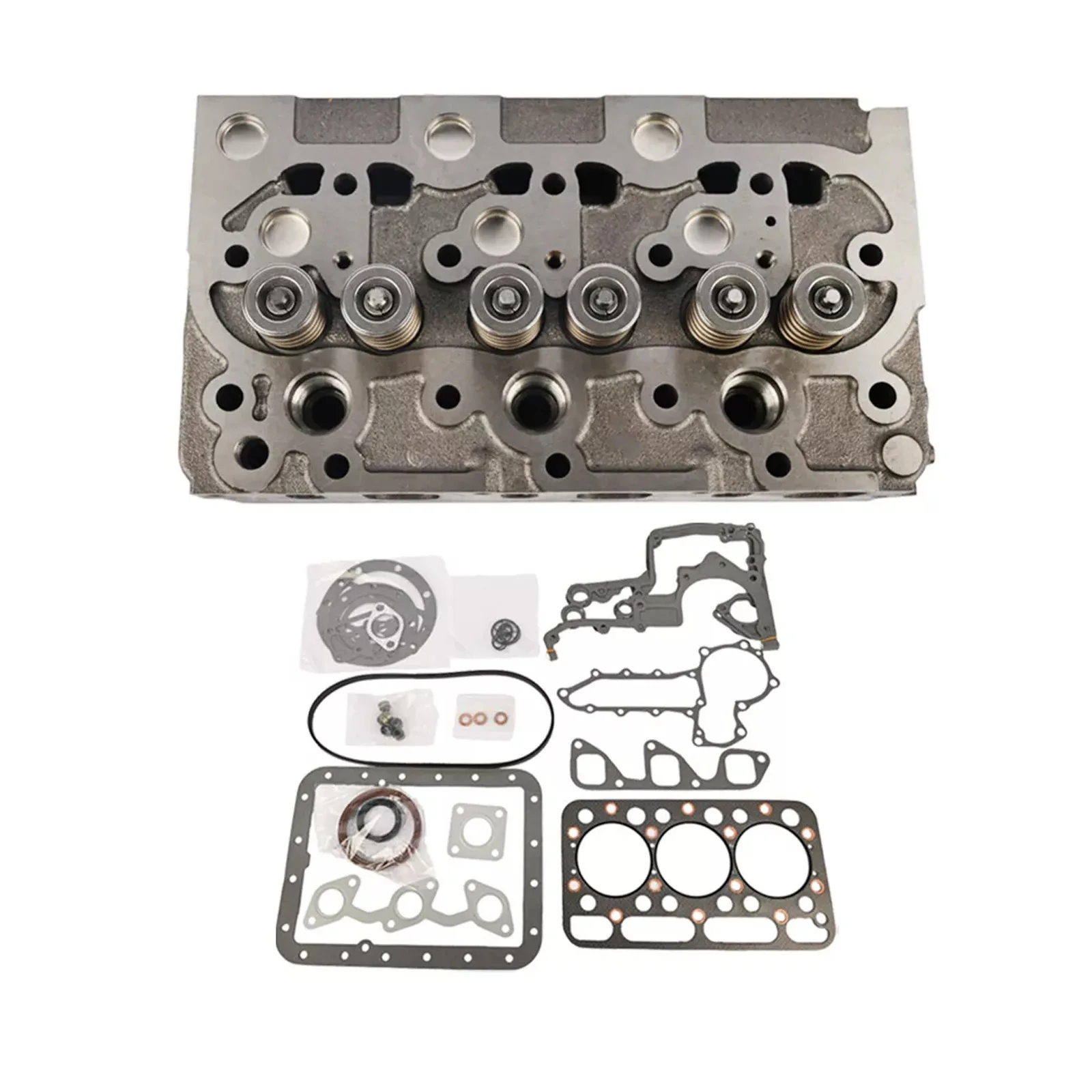 

Engine cylinder head with valve with overhaul package for D1402 Kubota 342 643 L454 L45