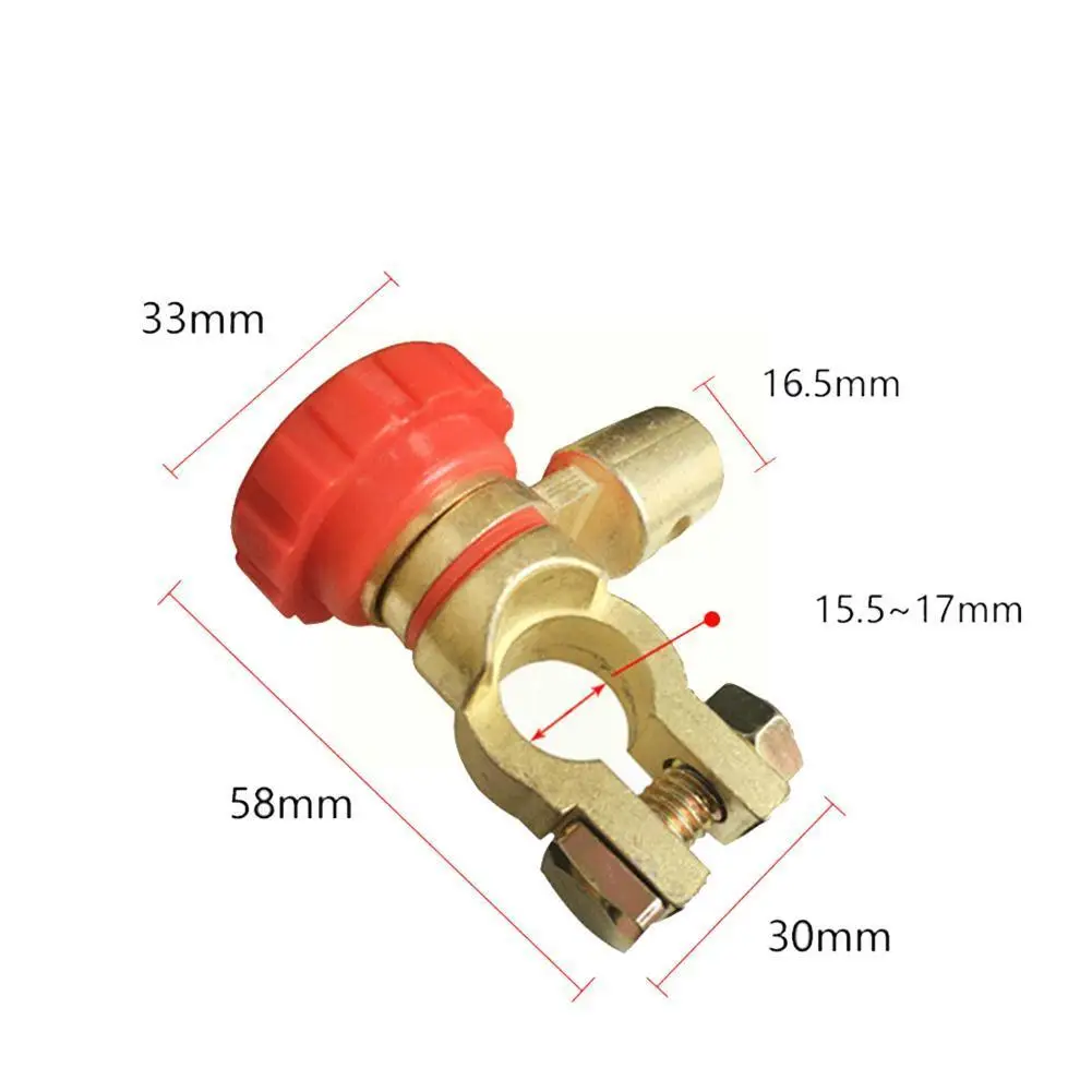 Car Battery Disconnect Switch Car Battery Power Terminal Link Switch Off Switch Cut Isolator Vehicle Dropship Accessories Q8c2