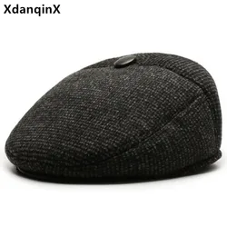 2026 New Winter Warm Berets For Men Plush Thickening Cold Resistant Earmuffs Hat Trucker Hat Casual Cycling Sports Cap Party Hat