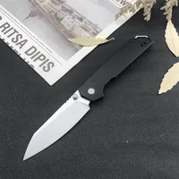 KS 2038 Iridium Assisted Folding Knife D2 Sharp Blade Aluminum Black Handle Outdoor Fishing Camping EDC Safety Cutting Tool Gift