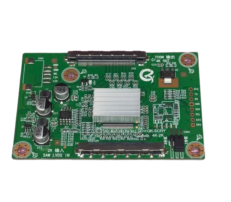China Top Sale QK 4K To2K 2K SAM LVDS in 4K Out Two Partitions Adapter Plate