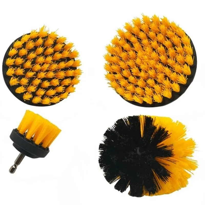 Multi-purpose Drill Brush Attachment, Household Cleaner for Kitchen, Bathroom, Carpet & Tile Polishing Washing
