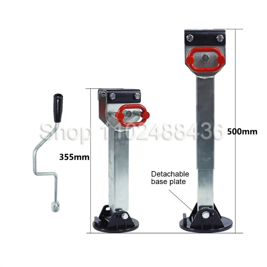 355~500mm Trailer Jack Drop Down Caravan Parking Stabilser Legs Handler Motorhome Stands Corner Steady Camper Parts Accessories