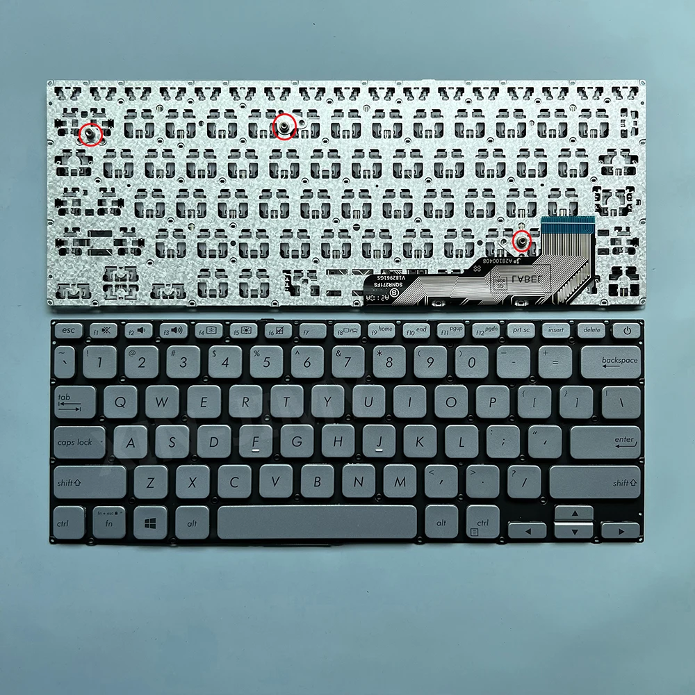 Teclado para Asus Adol 14 X403 S403 A403f S403f X403f Adol14f Adol14fa2023 Laptop Prata A403 us