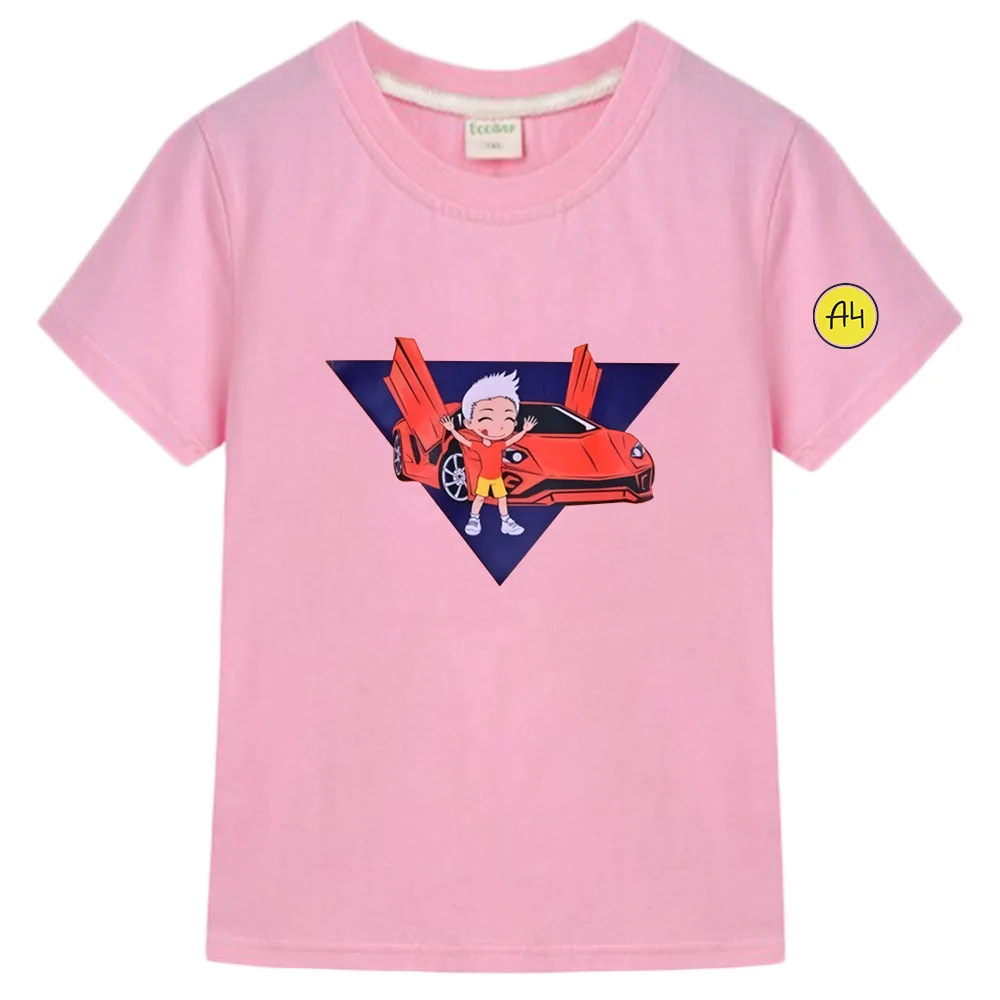A4 мерч T-Shirt Kid's Merch A4 Lamba T Shirt Children Casual Teen Girl Clothing Baby Boy Clothes Short Sleeve 100% Cotton Tops