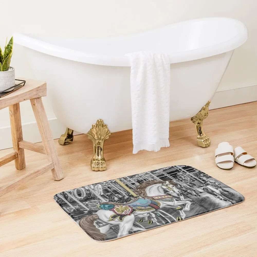 

Classic horse carousel Bath Mat Carpets For The Bathroom Carpet For Shower Things For Bathroom Mat