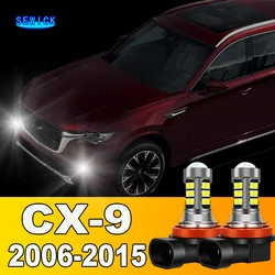 2pcs LED Front Fog Light Bulb Accessories For Mazda CX-9 CX 9 CX9 TB 2006 2007 2008 2009 2010 2011 2012 2013 2014 2015