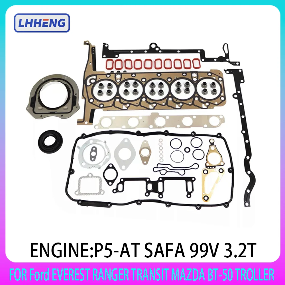

Cylinder Head Gasket Set Fit For Ford EVEREST RANGER TRANSIT MAZDA BT-50 TROLLER 3.2 L Diesel P5-AT SAFA 99V 2011-2024 ENGINE