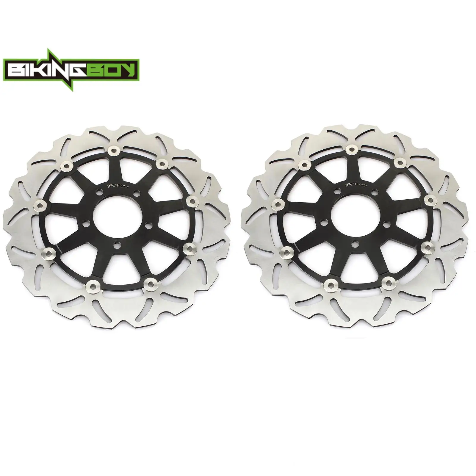 BIKINGBOY Front Brake Discs Rotors Disks For Suzuki GSX1300R Hayabusa 99-17 00 01 02 03 04 05 06 07 08 09 10 11 21 22 23 24 25