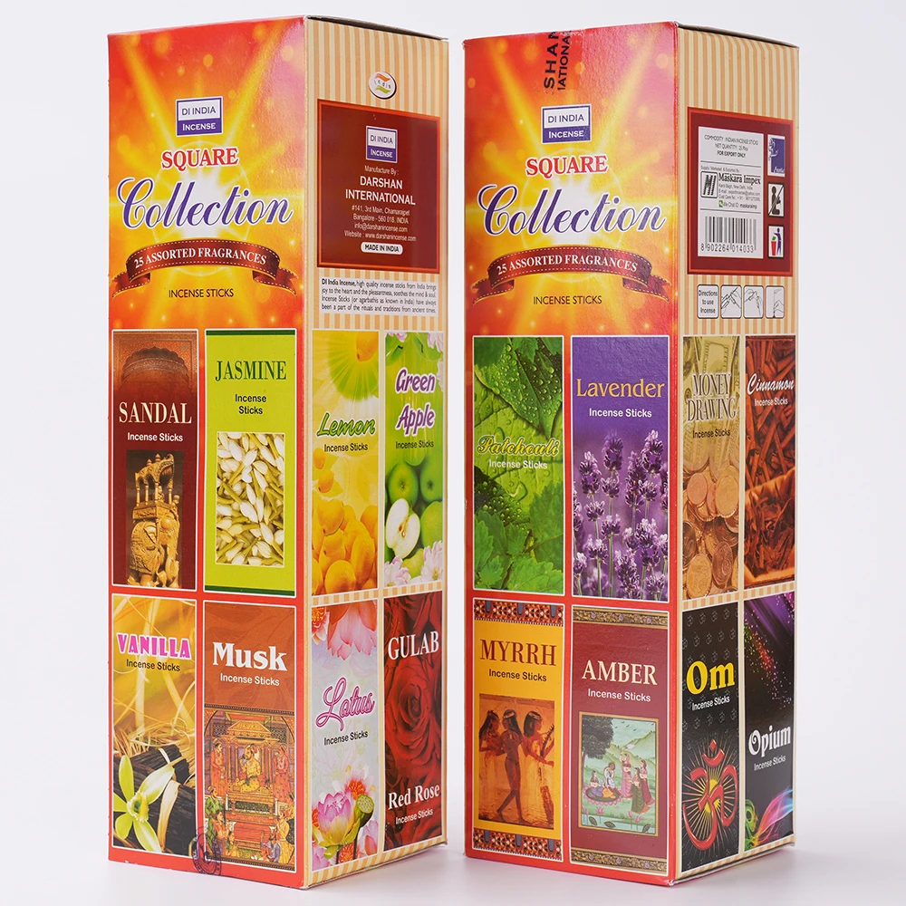 Y10/25 Small Tubes/lot Tibetan Lavender Sage Incense Sticks Sandalwood COCO Indian Bamboo Stick Home Indoor Meditation Fragrance