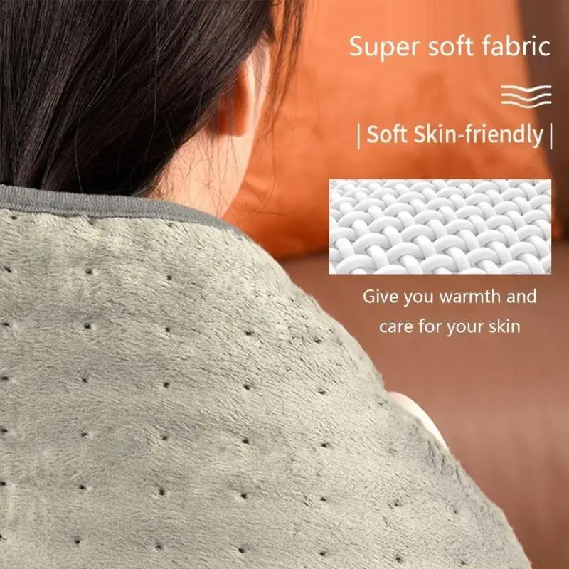 QX2E Electric Heating Blanket with Stickers Back Keeping Warm Artifact for Winter Keeping Warm Artifact
