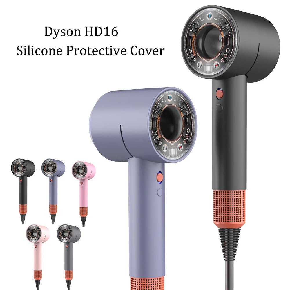 Silicone Protective Cover for Dyson HD16 Haird Dryer Airwrap Dryer Accessories Washable Anti-Scratch Anti-Fall Dustproof Cover