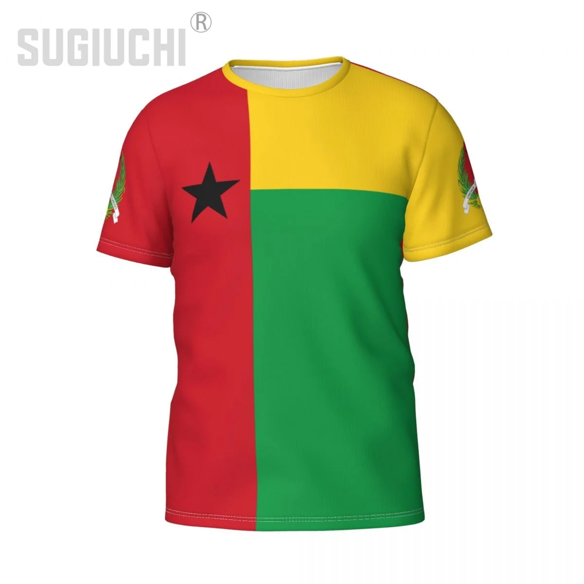 Custom Name Number Guinea-Bissau Flag Emblem 3D T-shirts For Men Women Tees jersey team  Soccer Football Fans Gift T shirt