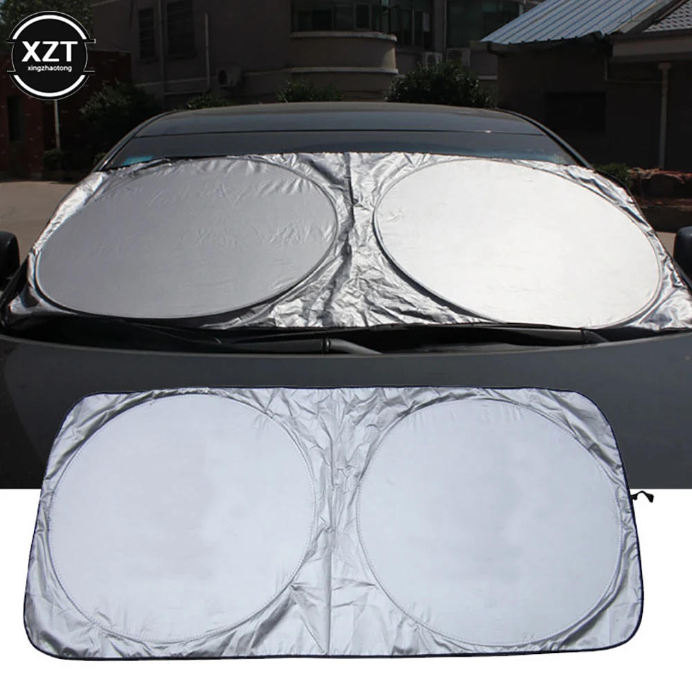 

Auto Car Front Rear Window Visor Windshield Block Cover Sun Shade UV Protection Shield Car Sunshade Film Auto Folding Sun Blocks