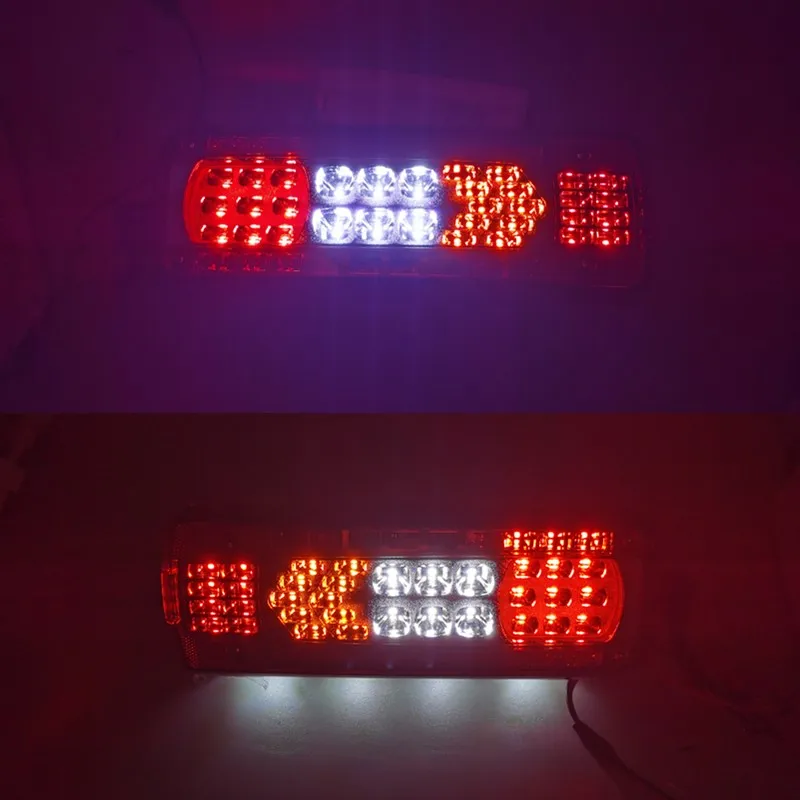 1Pc 24V RH OR LH led truck tail light for volvo truck FMX500 led tail light with plugs  oem 82483074 21735299 82483073