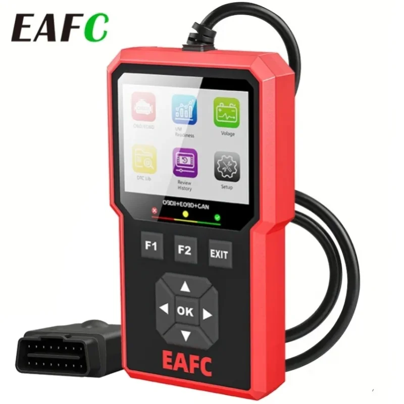 EAFC Auto OBD2-Scanner Diagnosegerät Fehlercodelesegerät Kann Alle Fahrzeuge mit OBD II-Protokoll seit 1996 Diagnosieren