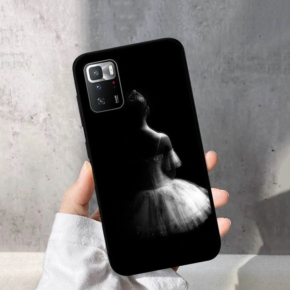 Ballerina Ballet Dancing Phone Case For Redmi Note 4 X 5 A 6 7 8 T 9 9S 10 11 11S 11Epro Poco M3 pro