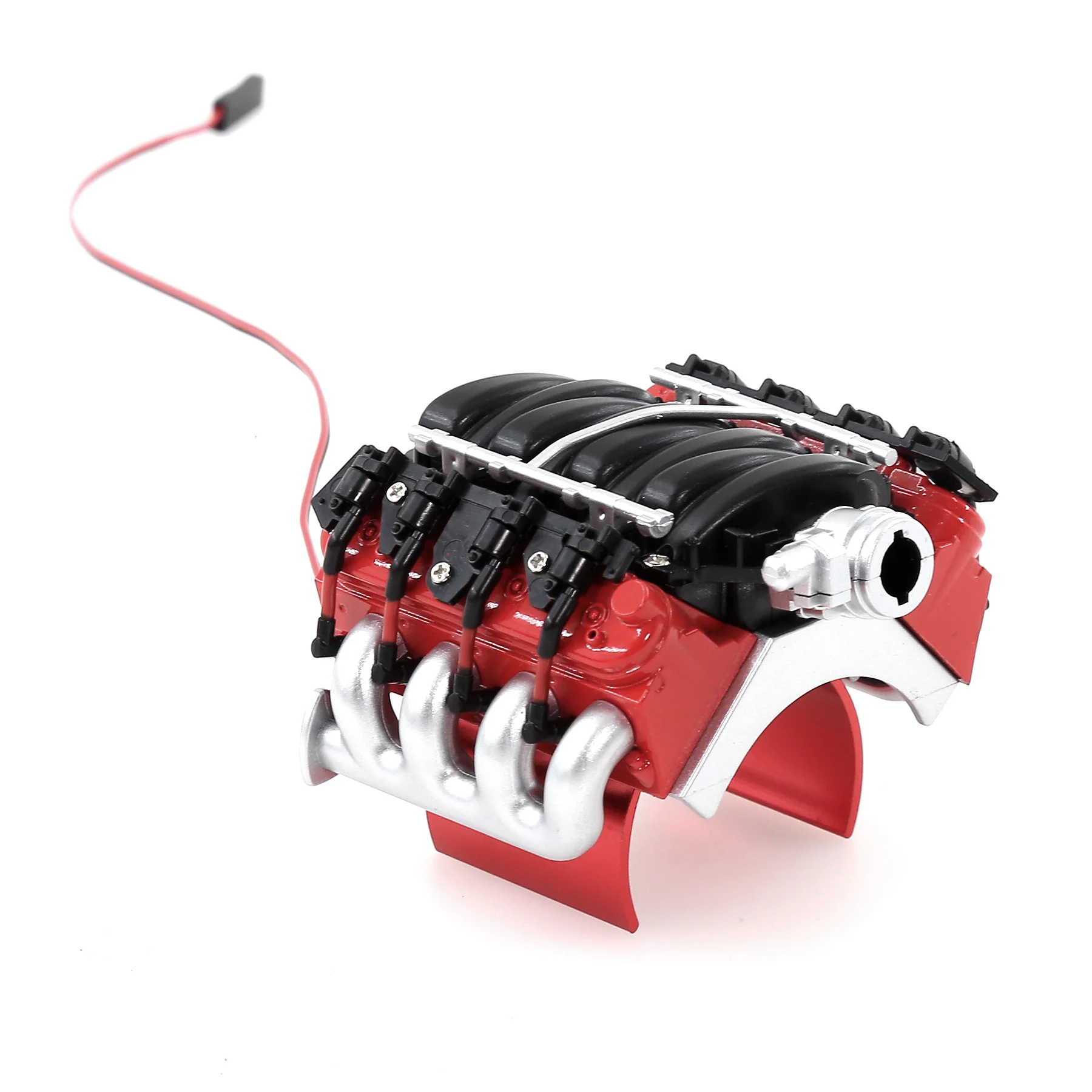 RC Car LS7 V8 Simulate Engine Motor Cooling Fan Radiator for 1/10 RC Crawler TRAXXAS TRX4 TRX6 AXIAL SCX10 90046 VS4