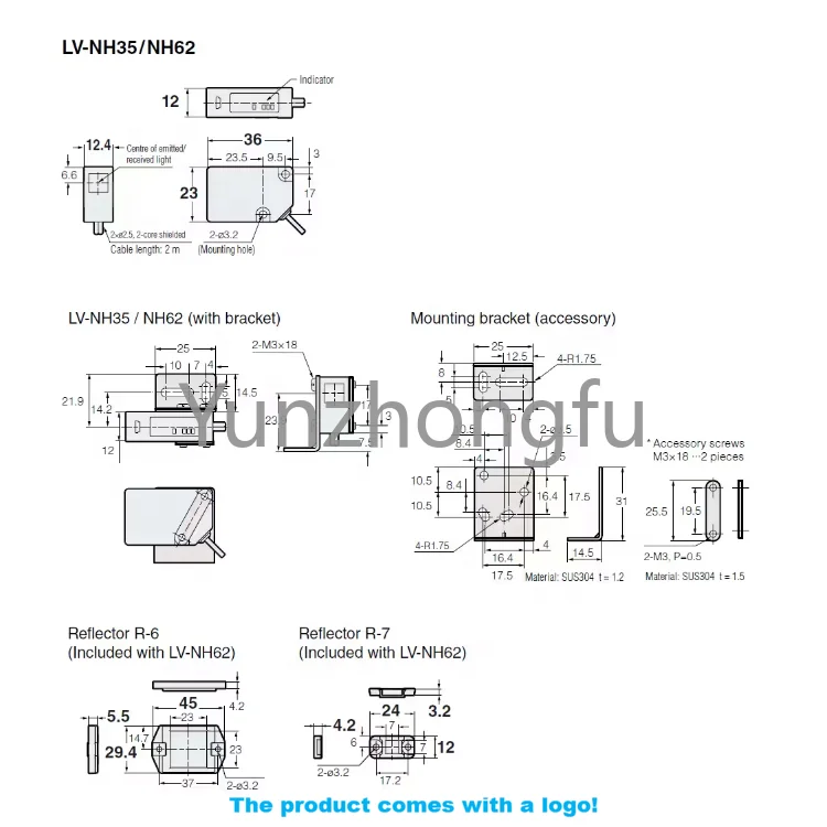 Sensor Multi-Purpose Digital Laser Sensor LV-NH62