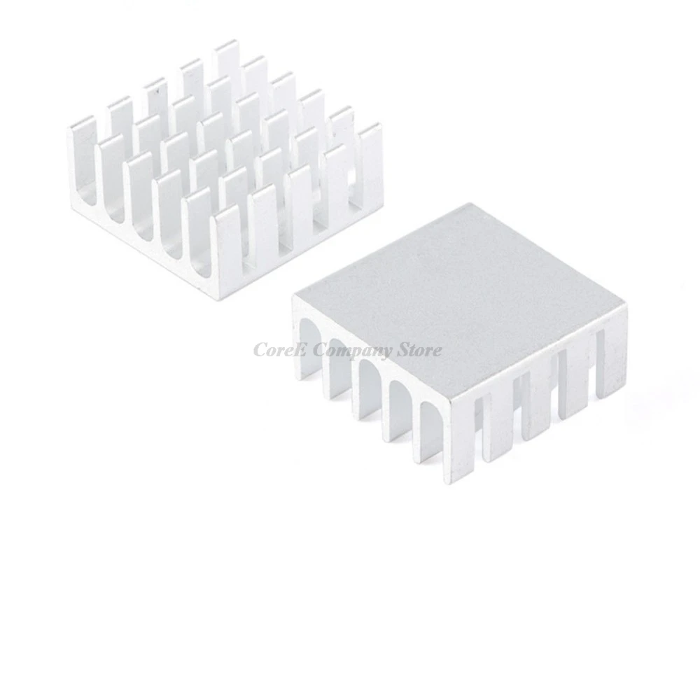 22*22*10mm Heatsink Cooling Fin Aluminum Radiator Cooler Heat Sink for Transistor PBC IC Chip LED Module 22x22x10mmCoree