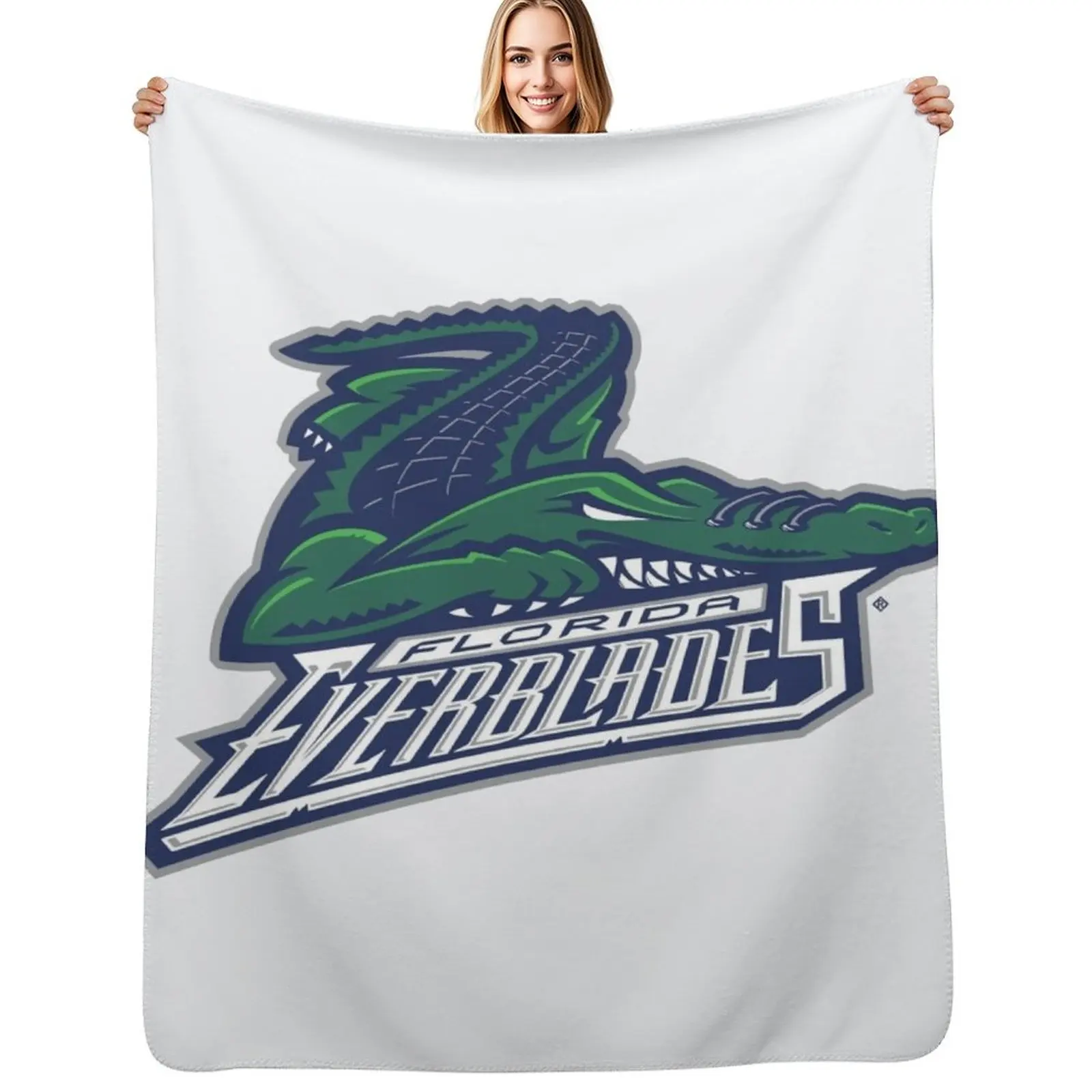 

Florida Everblades Throw Blanket Polar Beautifuls Weighted funny gift Blankets