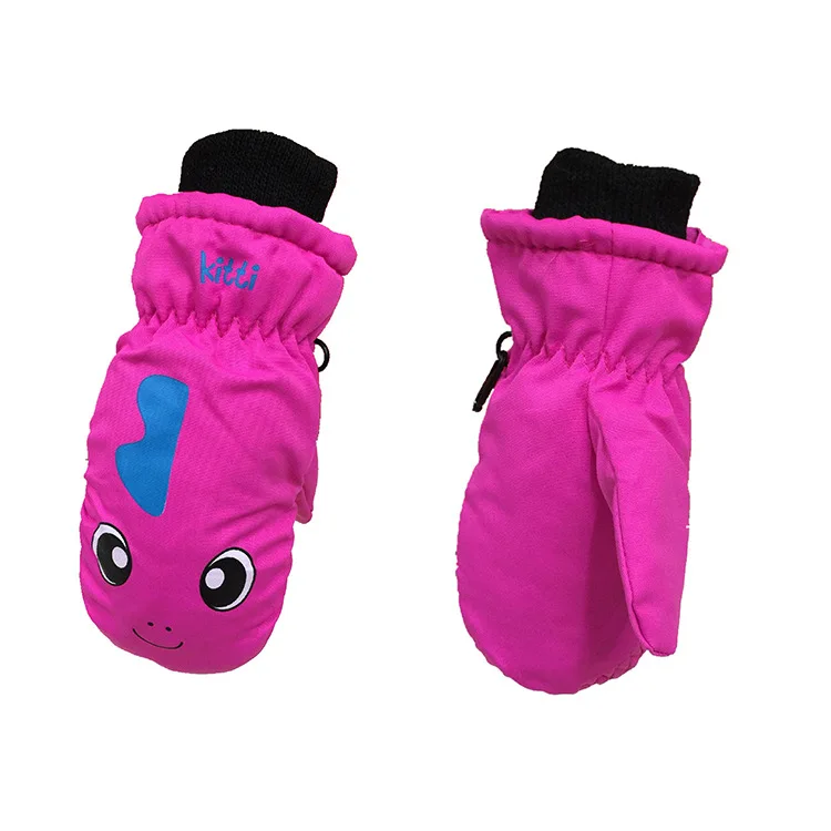 2 3 4 5 Years Old Boys Girls Ski Snow Gloves Kids Waterproof Warm Winter Snow Ski Gloves Baby Toddler Outdoor Children Mittens