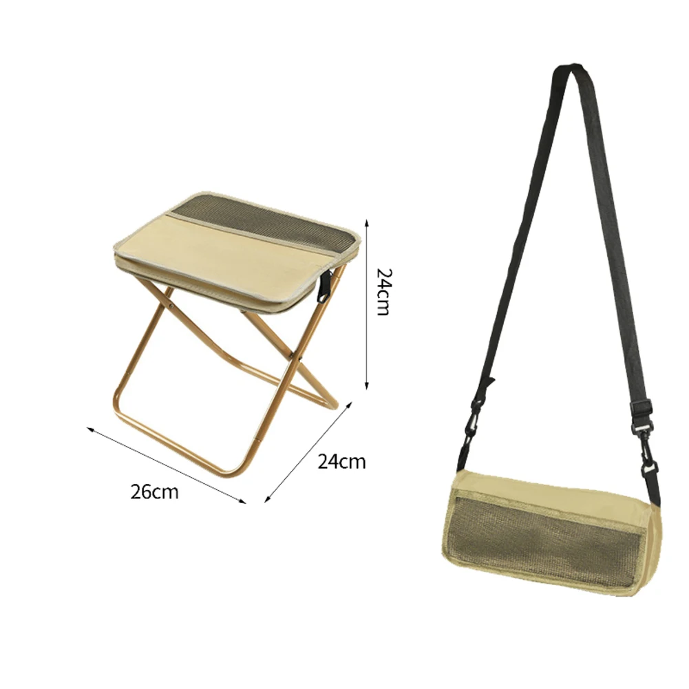 

Lightweight Portable Folding Stool for Outdoor Activities Compact and Easy to Carry for Camping Fishing and Travel