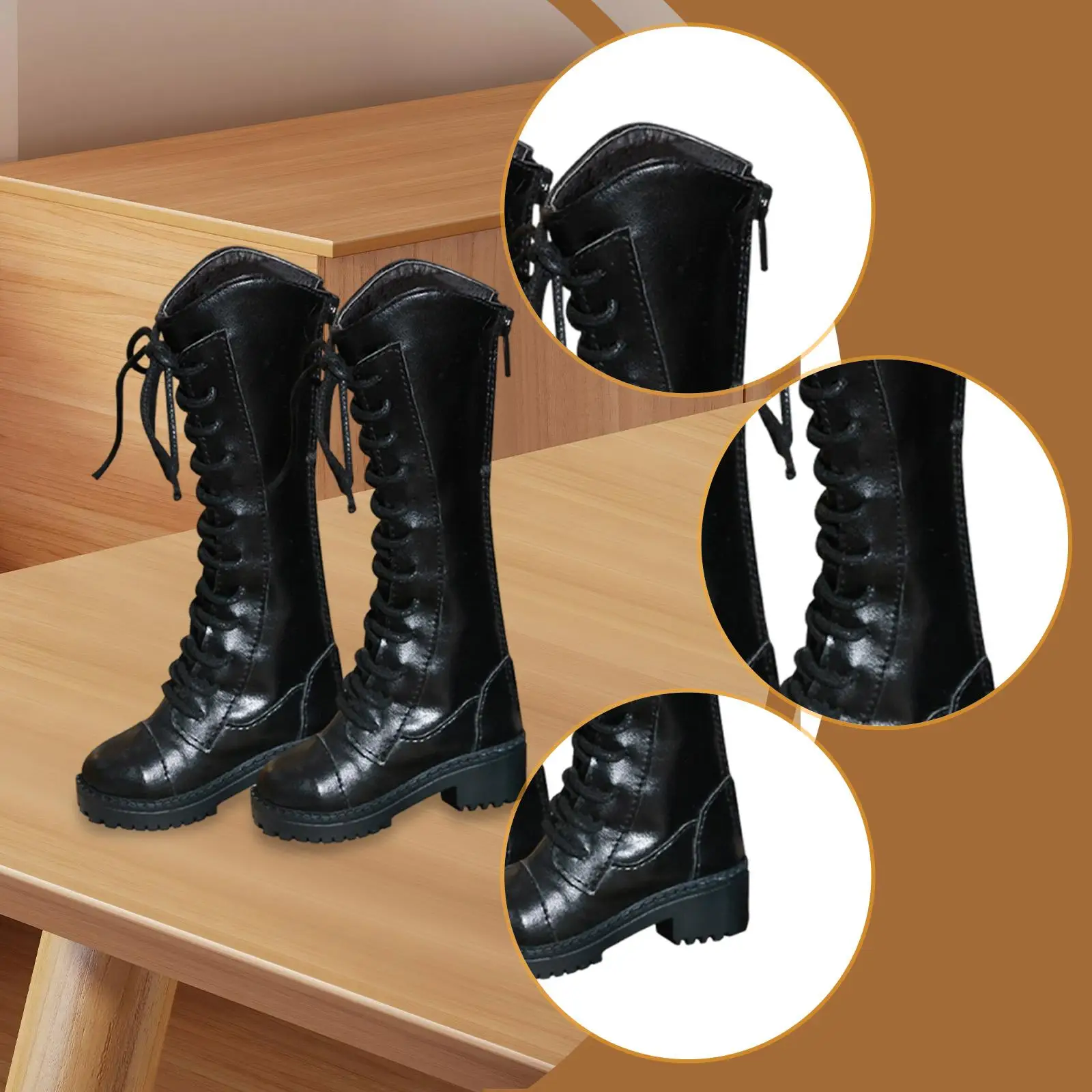 1/3 Scale Action Figure Shoes Stylish,Casual Dress up,Miniature Model,Accessories Women Doll Boots for 24inch Doll Body Figures