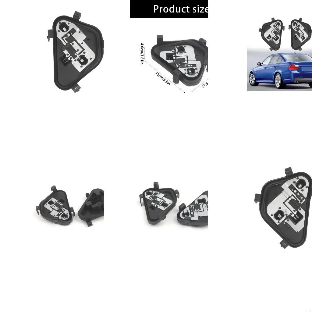 6XDF Tail Lamp Contact Board 63217313043 63217313044 with Two Socket Design for Rear Light Repair and Vehicle Lighting Service