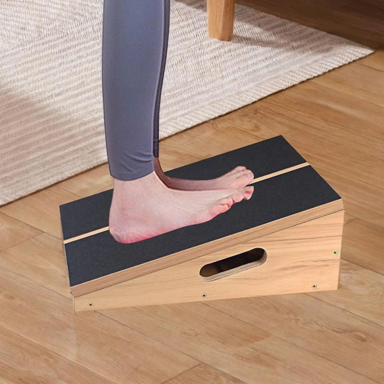 

Slant Board for Calf Stretching Foot Incline Board Folding Anti Slip Surface Training Equipment Leg Stretching for Planking